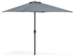 Habitat 2m Square Garden Parasol - Grey | Large Outdoor Umbrella Patio Garden