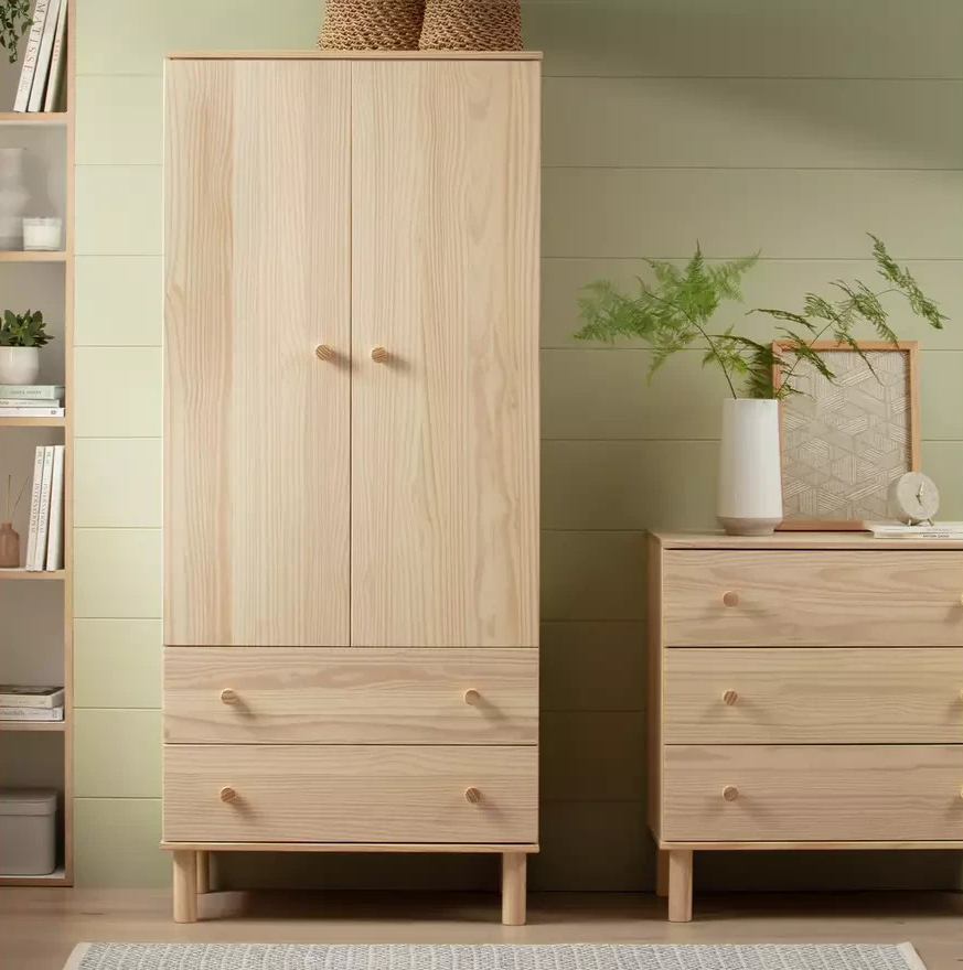 Habitat Akio 2 Door 2 Drawer Wardrobe - Pine ( B Grade )