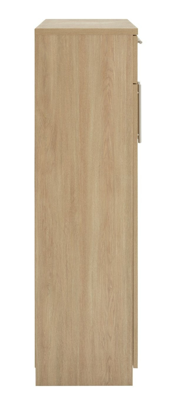 Brisbane 2 Door Shoe Storage Cabinet - Oak ( B Grade 29141 - 29140 )