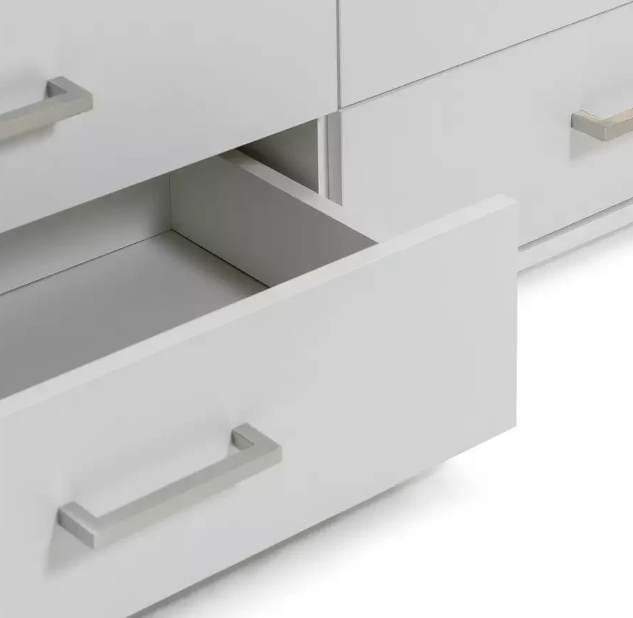 Oslo 8 Drawer Chest - White (B Grade)