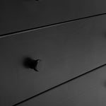 Akio 3 Drawer Chest - Black | Black drawer cabinet