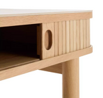 Lex Console Desk Natural | Home Office Workstation Desk Table