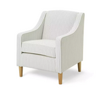 Habitat Dorian Fabric Accent Chair - Black & White