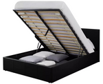 Home Lavendon Double End Open Ottoman Bedframe - Black ( B Grade )