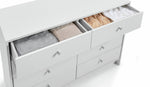 Home Malibu 8 Drawer Chest - White | White clothes storage unit