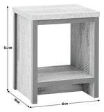 GFW Boston Side Table - Grey