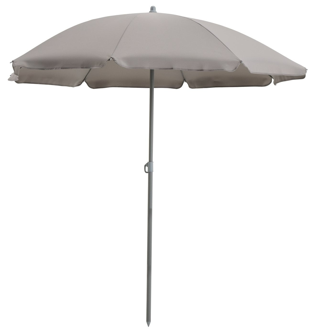Home 4 Seater Metal Patio Set - Light Grey | Outdoor Garden Furniture
