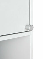Home Prime Tallboy - White | Tall Storage Cabinet for Bathroom Bedroom Organizer