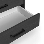 Home Oslo 5 Drawer Chest Black Oak Effect | Modern Furniture Storage Dresser