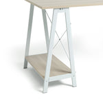 Habitat Trestle Table Office Desk - White ( B Grade )