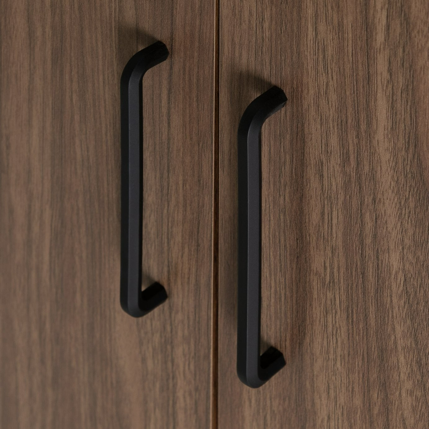 Oldham 2 Door 3 Drawer Wardrobe - Walnut | Simple and smart storage solution