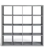 Squares Plus 16 Cube Storage Unit - Grey (B Grade 1128)