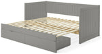 Axel Trundle Day Bed with 1 Drawer - Grey | Space Saving Sleep Solution