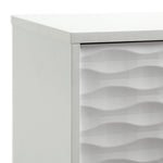 Habitat Zander Textured TV Unit - White & Oak Effect
