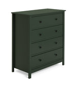 Brooklyn 4 Drawer Chest of Drawers - Green | Organized Clothing Space