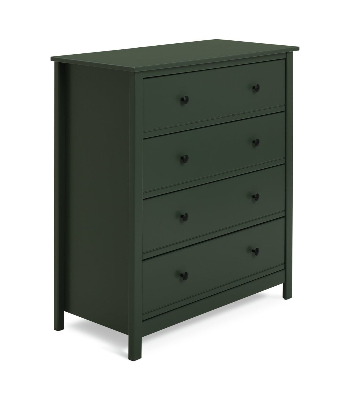 Brooklyn 4 Drawer Chest of Drawers - Green | Organized Clothing Space