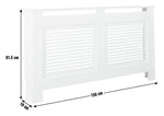 Habitat Austin Large Radiator Cover - White ( B Grade 18667 )