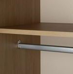 Home Brisbane 4 Door 3 Drawer Wardrobe - Oak ( B Grade )