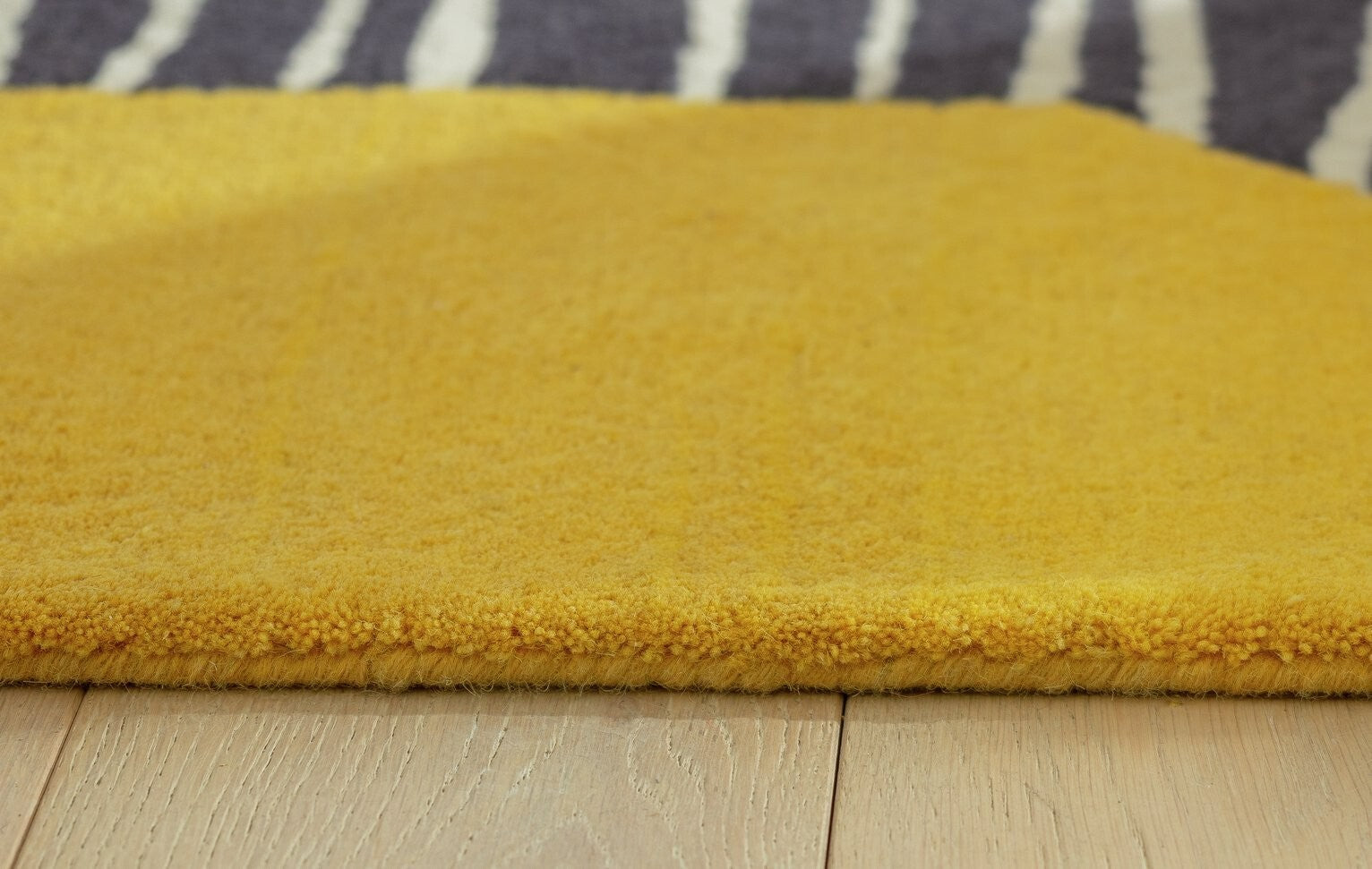 Habitat Abstract Tufted Wool Cut Pile Rug - 170x120cm