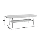 Cornelia Oak Coffee Table - Natural | Stylish Lounge Centerpiece