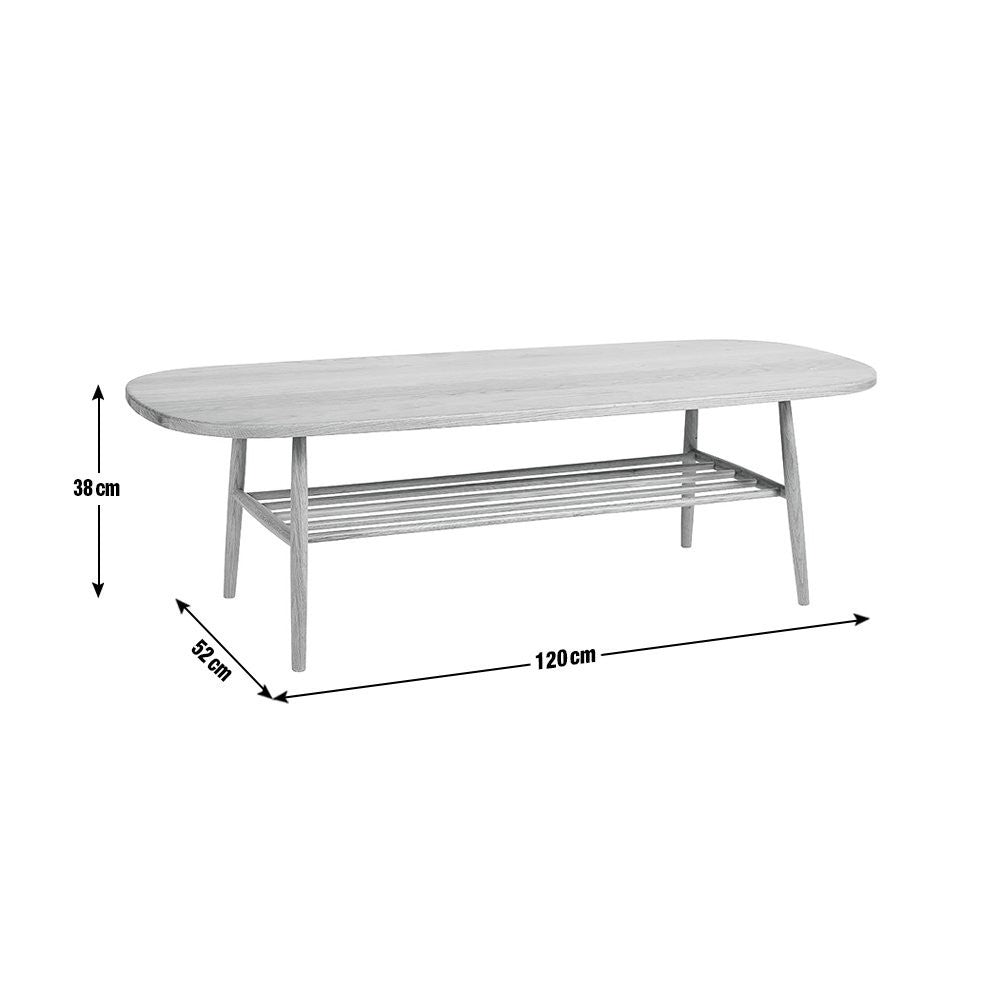 Cornelia Oak Coffee Table - Natural | Stylish Lounge Centerpiece
