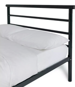 Home Avalon Small Double Metal Bed Frame Black | Sturdy Modern Bedroom Furniture