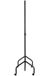 Home Heavy Duty 4 Feet Clothes Rail Black | Garment Hanging Rail Clothes Storage