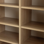 Brisbane 2 Door Shoe Storage Cabinet - Oak