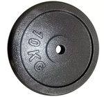 Cast Iron Weights 2 x 10kg | Strength Training Weight Plates Gym Equipment Set