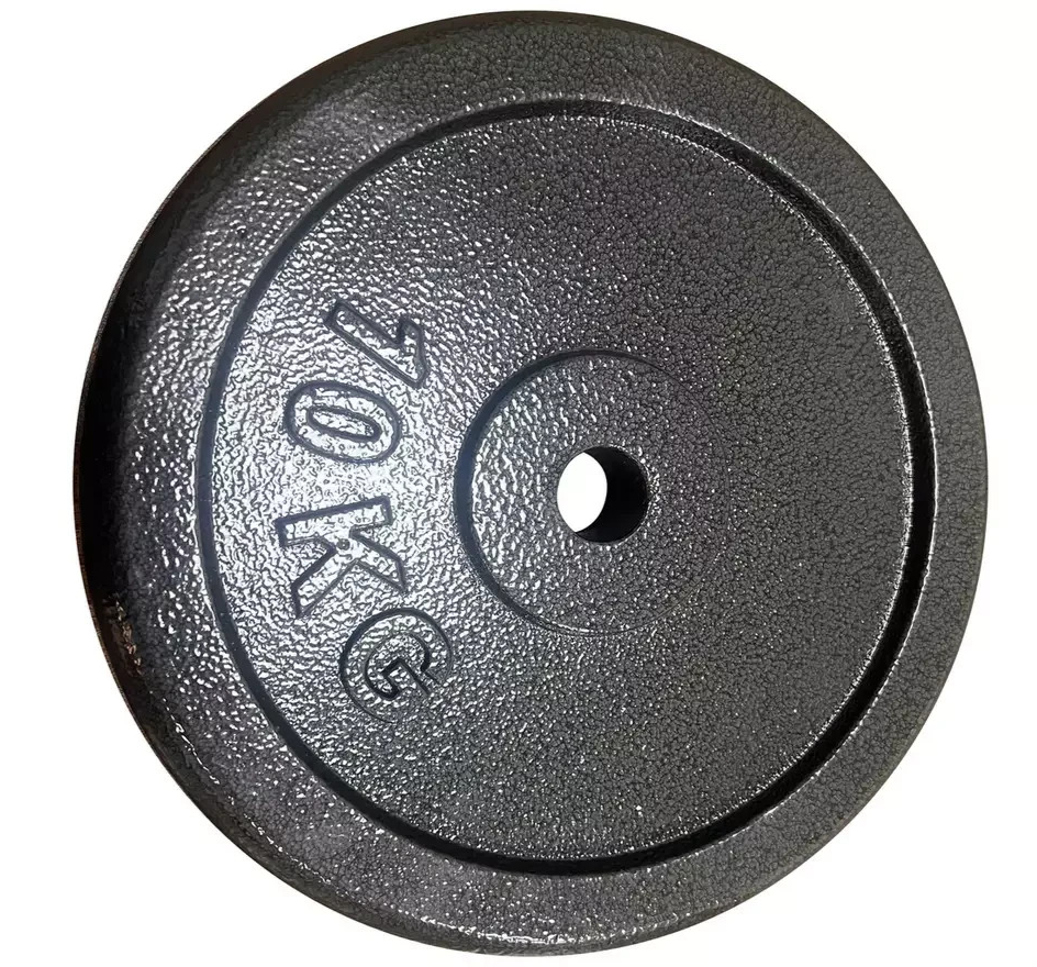 Cast Iron Weights 2 x 10kg | Strength Training Weight Plates Gym Equipment Set