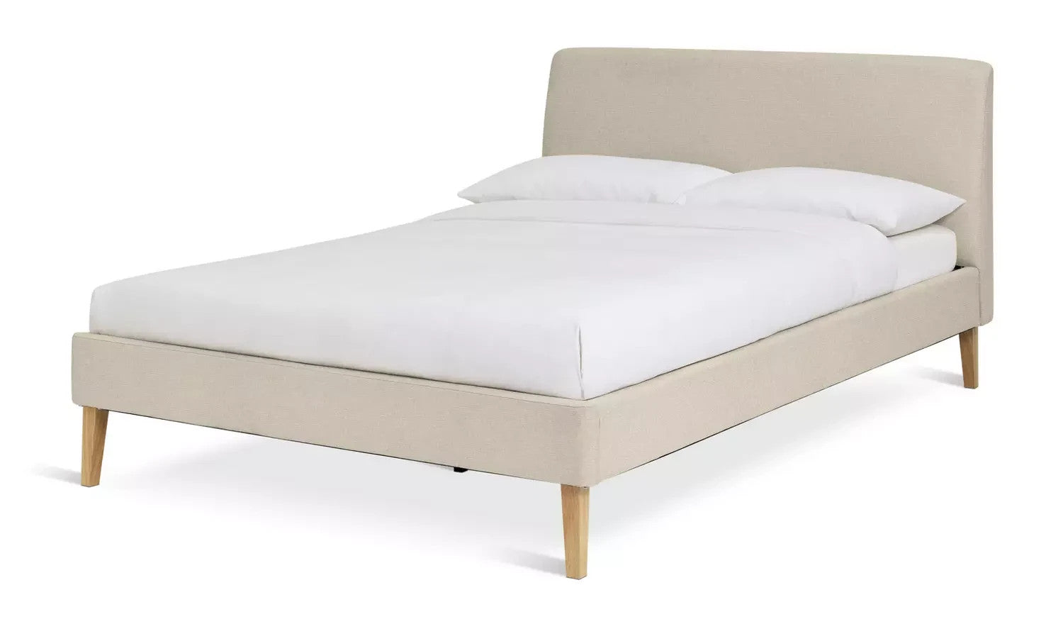 Original And Home Ren Kingsize Bed Frame Beige | Modern Bedroom Furniture