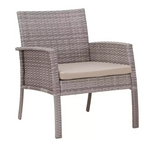 Home Lucia 4 Seater Rattan Effect Garden Sofa Set | Outdoor Patio Lounge