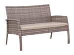 Home Lucia 4 Seater Rattan Effect Garden Sofa Set | Outdoor Patio Lounge