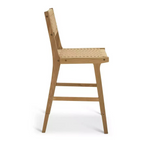Habitat Faro Pair of Woven Oak Bar Stools - Natural