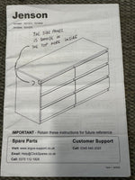 Jenson 6 Drawer Chest - Oak Effect (B GRADE 1025.)