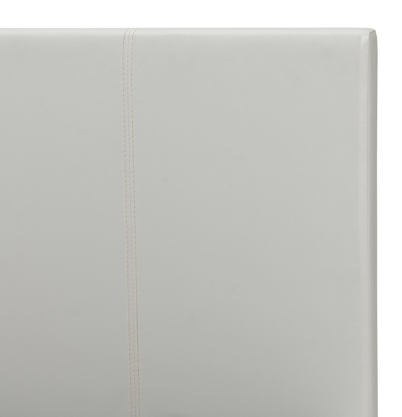 Home Lavendon Single End Lift Ottoman Bed - White | Modern Space-Saving Bed