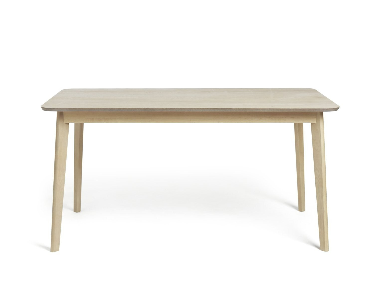 Skandi Oak Veneer 6 Seater Dining Table | minimalist dining table
