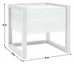 60 Hana 1 Drawer Bedside Table - Oak | Compact Storage Solution