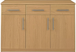 Anderson 3 Dr and 3 Drawer Sideboard - Oak Effect ( B Grade 29131 - 29133 )