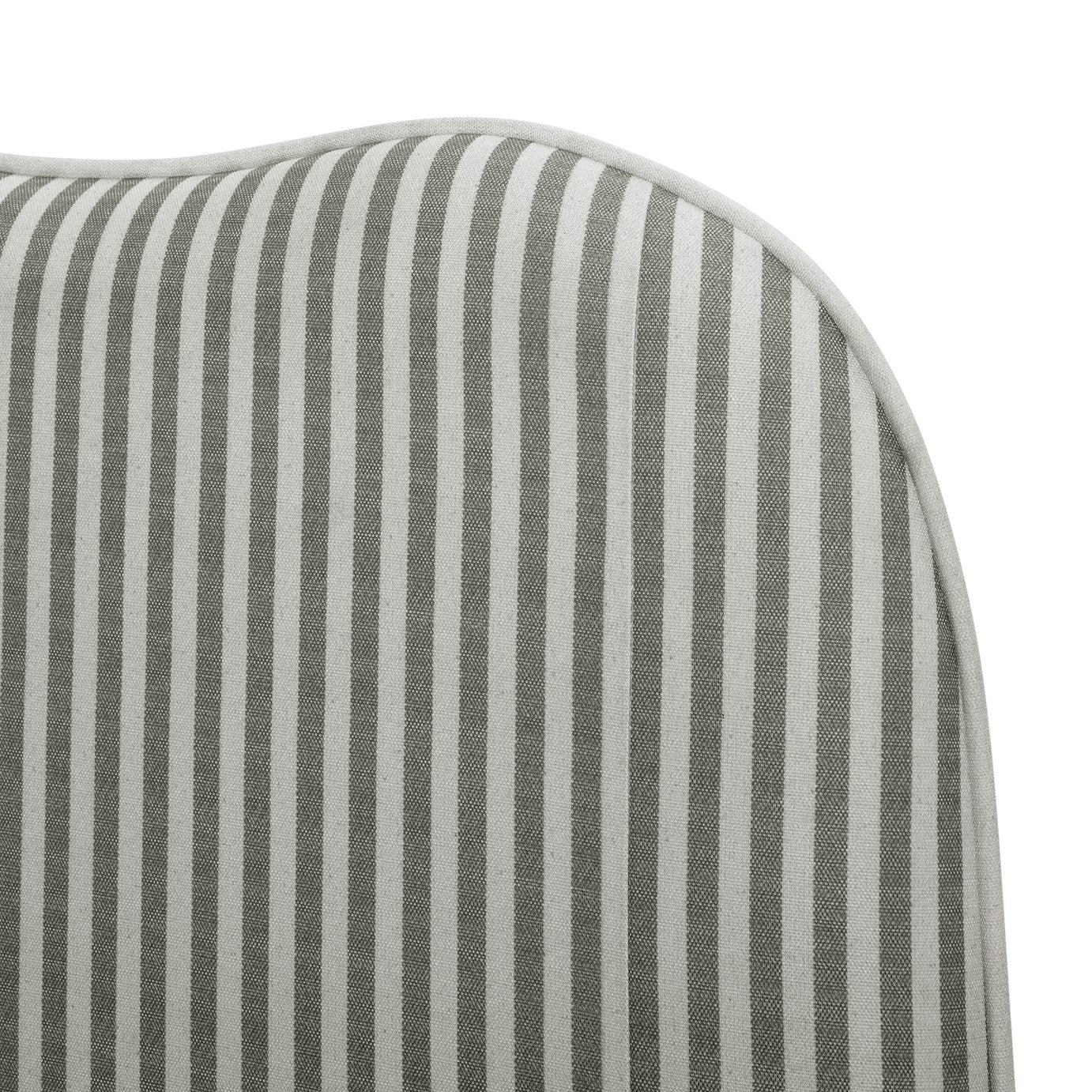 Onda Linen Double Headboard - Grey | Soft Bed Backboard
