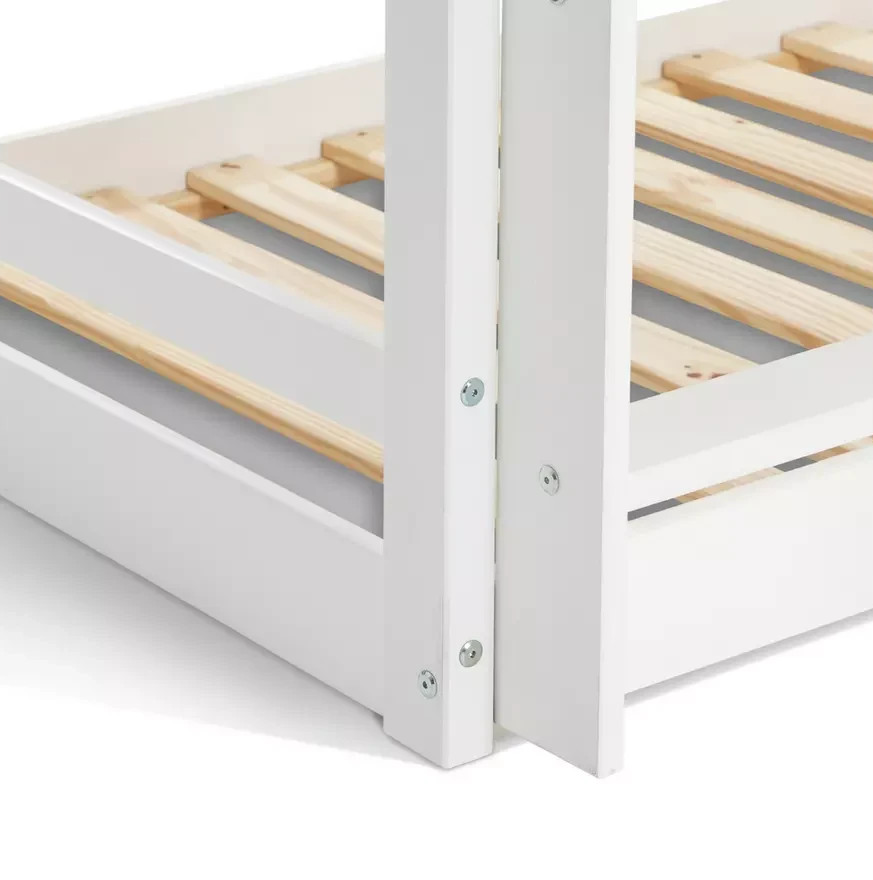 Home Josie Triple Single Bunk Bed - White ( B Grade )