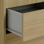 Home Malibu 2 Door 3 Drawer Wardrobe - Beech Effect | wardrobe with drawers
