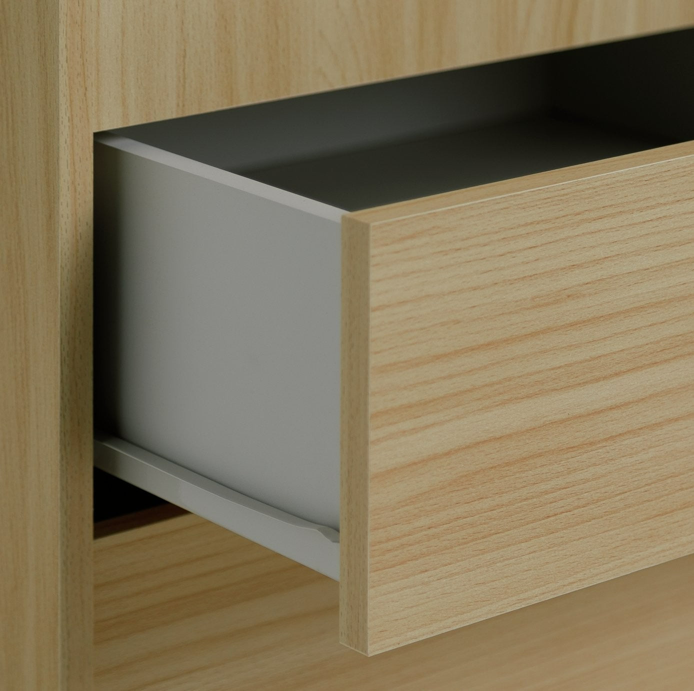 Home Malibu 2 Door 3 Drawer Wardrobe - Beech Effect | wardrobe with drawers