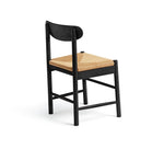 Habitat Hanna Pair of Wood Dining Chairs - Black