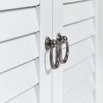 Le Marais 2 Door Double Unit Cabinet - White