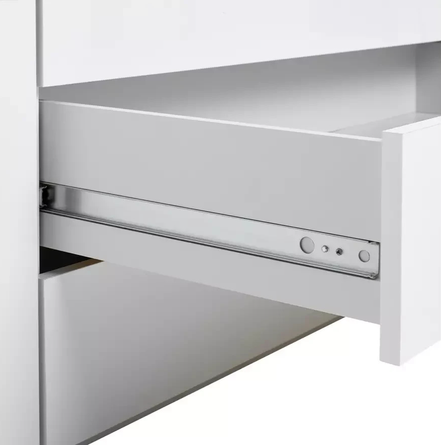 Hallingford 4 Door 3 Drawer Wardrobe- White Gloss (B GRADE)