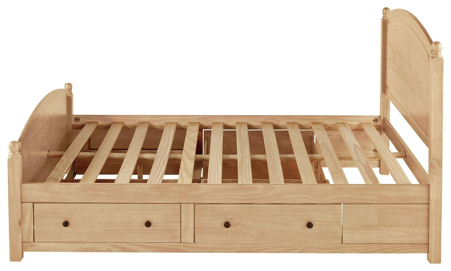 Home Emberton Kingsize Wooden Bed Frame - Pine | Warm Country Style Bad