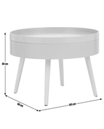 Habitat Skandi Round Coffee Table - Grey