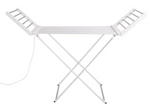 Home 11m Heated Clothes Airer With Wings | Electric Drying Rack Laundry Helper