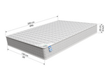 JD Furniture Orthopaedic Kingsize 5FT Mattress Pocket Sprung - For Kids & Adults